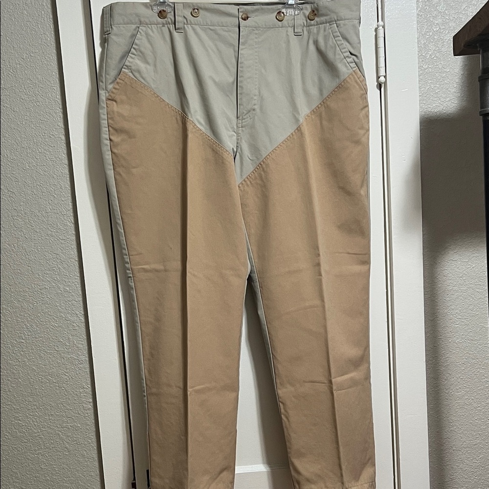 Orvis Men's Two-Tone Chinos in Tan and Gray